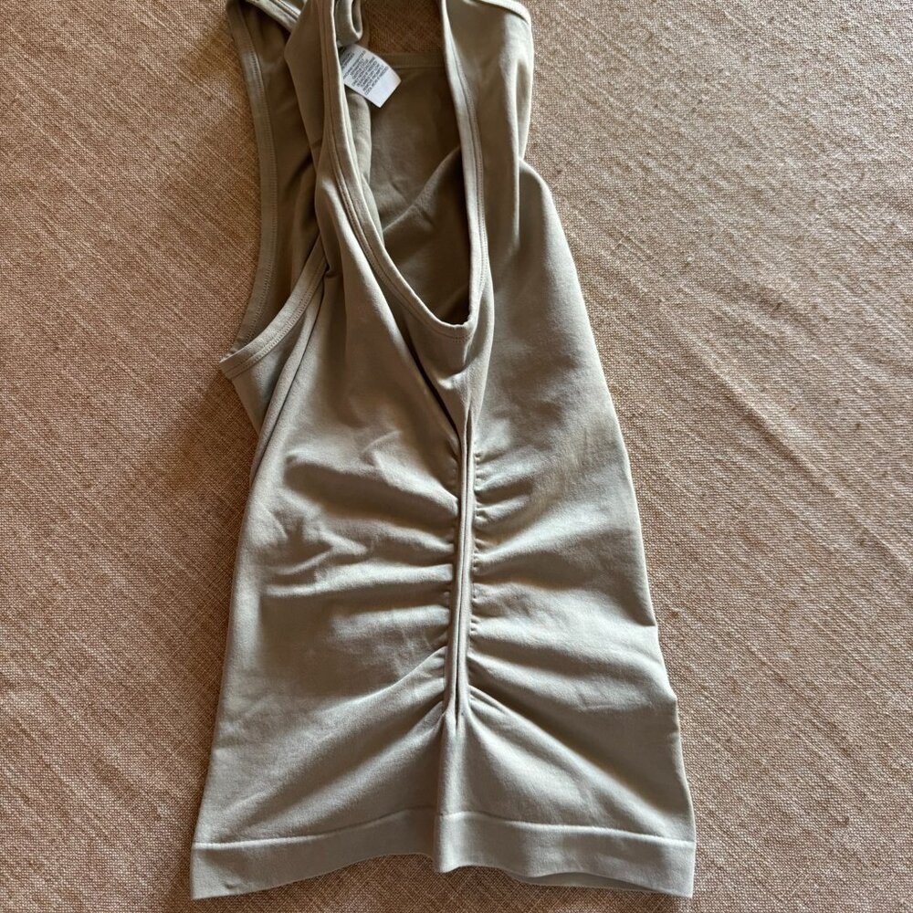 JoyLab Racerback Ruched Tank Top - Picture 3 of 8